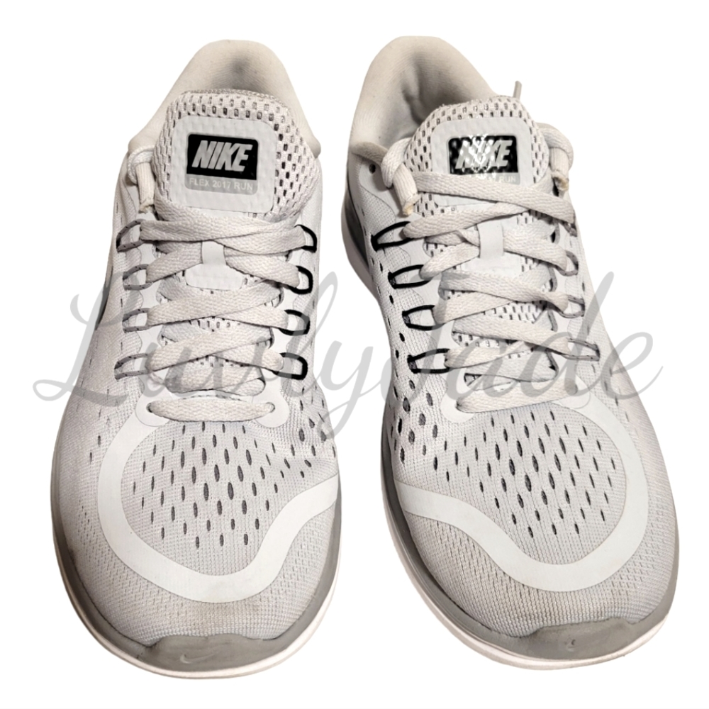 NIKE Womens Flex RN Running Shoes Grey/Black Size 6.5